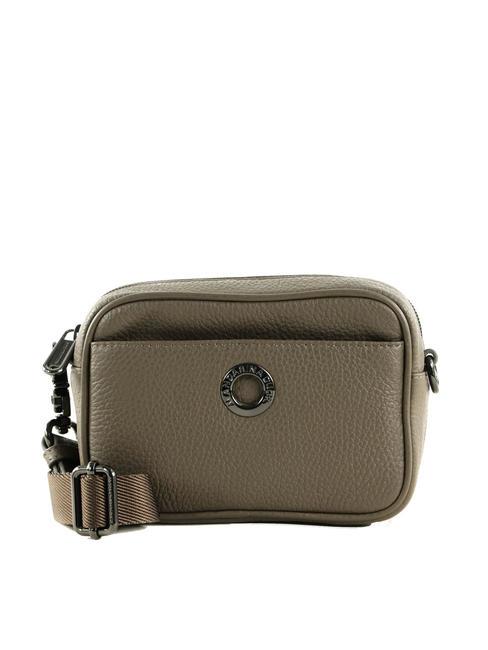 MANDARINA DUCK MELLOW Miniaturowa skórzana torba na aparat glina - Torby damskie