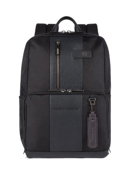 PIQUADRO BRIEF Plecak na 14" laptop i tablet Czarny - Plecaki na laptopa do pracy