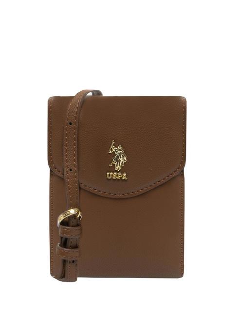 U.S. POLO ASSN. NEW JONES Torba na telefon komórkowy brązowy - Torby damskie
