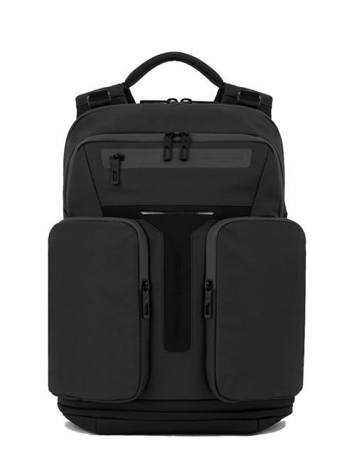 PIQUADRO HIDOR Plecak na laptopa 15,6" Czarny - Plecaki na laptopa do pracy