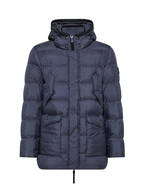 DEKKER GATO NF Parka nylonowa ciemny melanż szary - Kurtki puchowe męskie