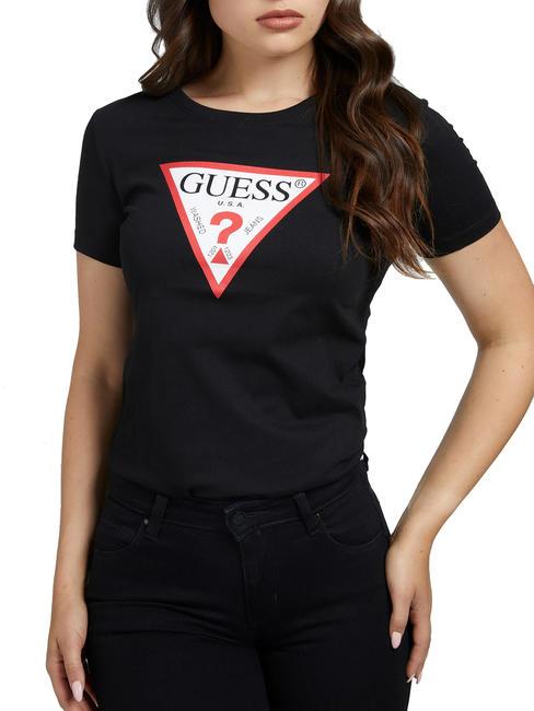 GUESS ORIGINAL LOGO Koszulka trójkątna odrzutowiec - Koszulki i topy damskie