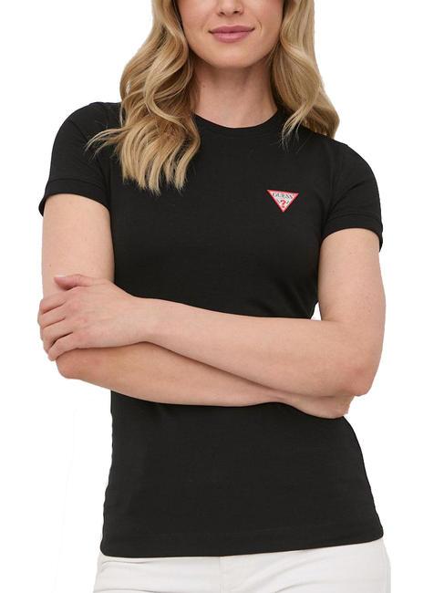 GUESS MINI TRIANGLE Koszulka typu slim-fit odrzutowiec - Koszulki i topy damskie