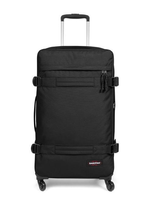 EASTPAK TRANSIT'R Wózek średniej wielkości CZARNY - Wózki półsztywne