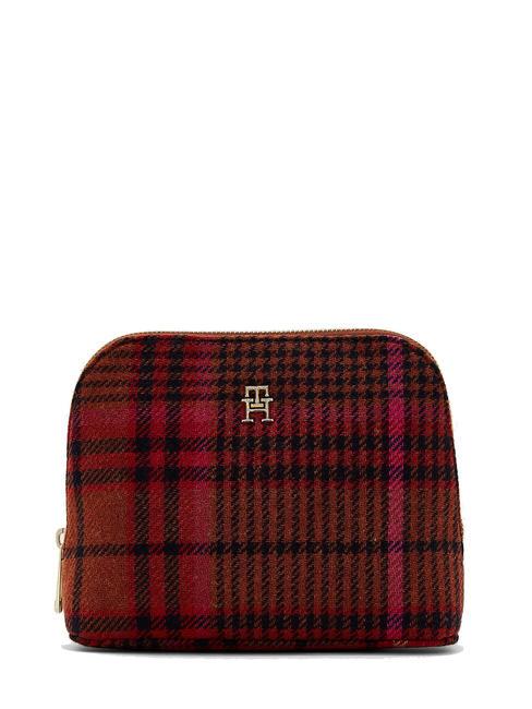 TOMMY HILFIGER Houndstooth Check Kosmetyczka różowy - Kosmetyczka
