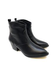 GUESS BOYTA Sk&oacute;rzane botki CZARNY - Buty damskie - 1