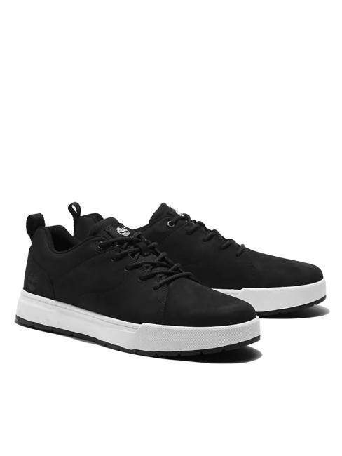 TIMBERLAND MAPLE GROVE Buty sportowe typu Oxford ze skóry nubukowej CZARNY ODRZUT - Buty męskie