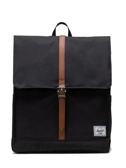 HERSCHEL CITY New Plecak CZARNY - Plecaki szkolne i rekreacyjne