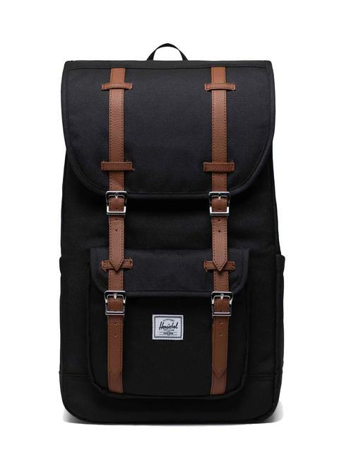 HERSCHEL LITTLE AMERICA  Plecak standardowy CZARNY - Plecaki szkolne i rekreacyjne