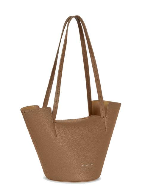 TRUSSARDI ONYX Mała torba na zakupy bóbr - Torby damskie