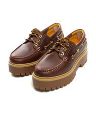 TIMBERLAND BOAT Wysokie sk&oacute;rzane buty żeglarskie - Buty damskie