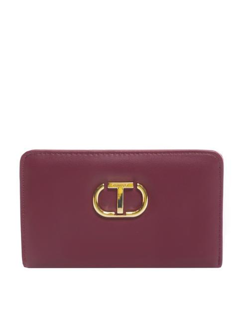 TWINSET MIDDLE Średnie portfolio malinowy blask - Portfele damskie