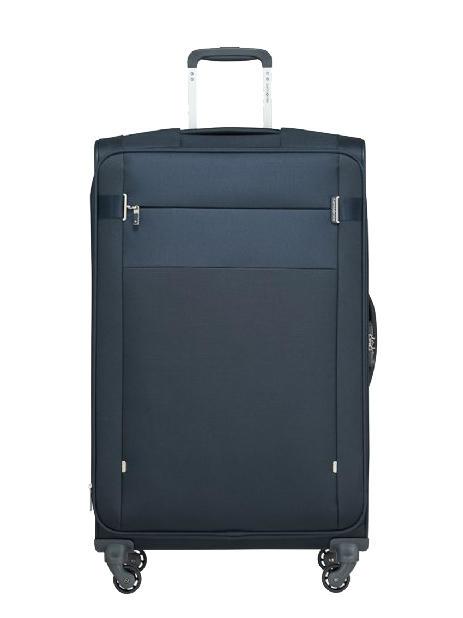 SAMSONITE CITYBEAT Duży wózek GRANATOWY - Wózki półsztywne
