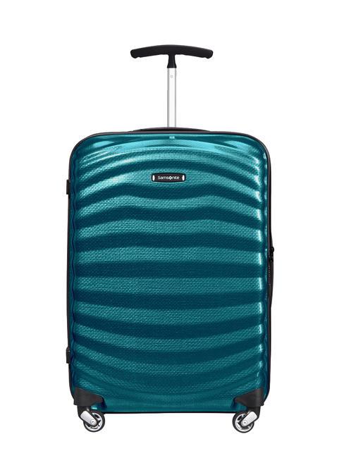 SAMSONITE LITE-SHOCK Średniej wielkości, ultralekki wózek niebieski benzynowy - Wózki twarde