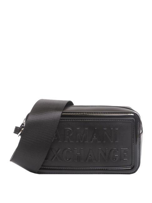 ARMANI EXCHANGE EMBOSSED Torba na aparat na ramię Czarny - Torby damskie