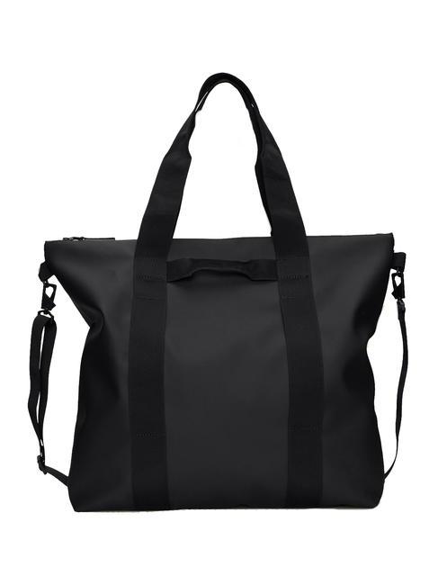 RAINS TOTE BAG Torba wodoodporna czarny - Torby damskie