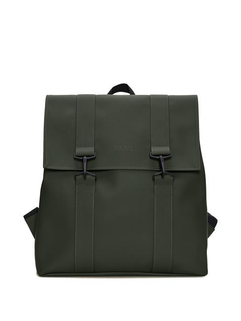 RAINS MSN BAG Wodoodporny plecak miejski zielony - Plecaki