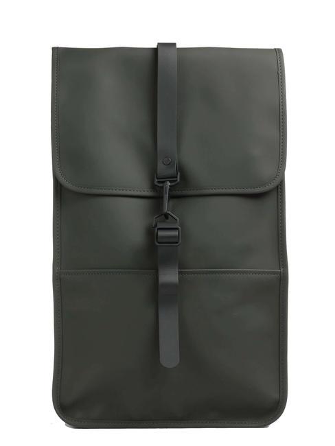 RAINS BACKPACK Wodoodporny plecak zielony - Plecaki