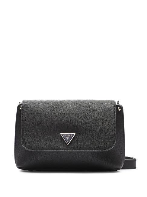 GUESS MERIDIAN Torba na ramię CZARNY - Torby damskie