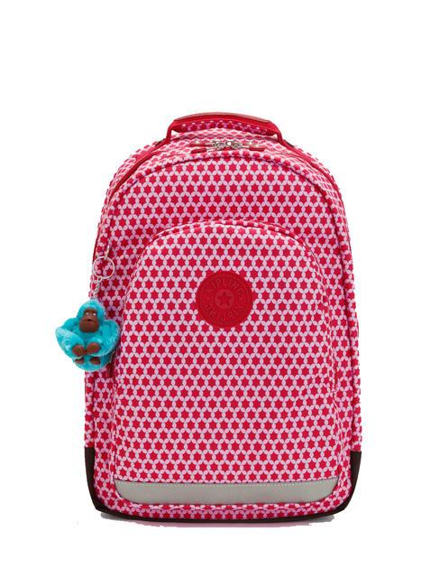KIPLING CLASS ROOM Plecak na laptopa 15" nadruk w gwiazdki - Plecaki szkolne i rekreacyjne