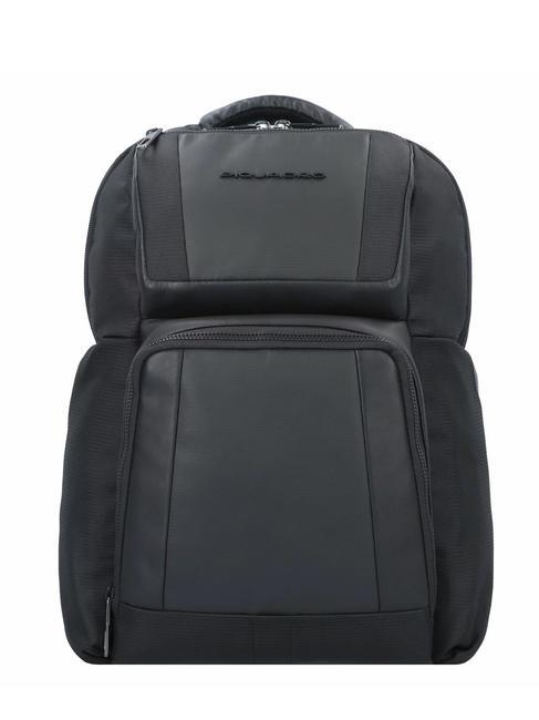 PIQUADRO W120 Plecak na laptopa 15,6" Czarny - Plecaki na laptopa do pracy