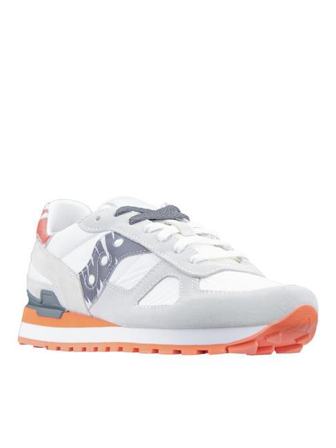 SAUCONY SHADOW ORIGINAL Zamszowe trampki biały/czarny - Buty męskie