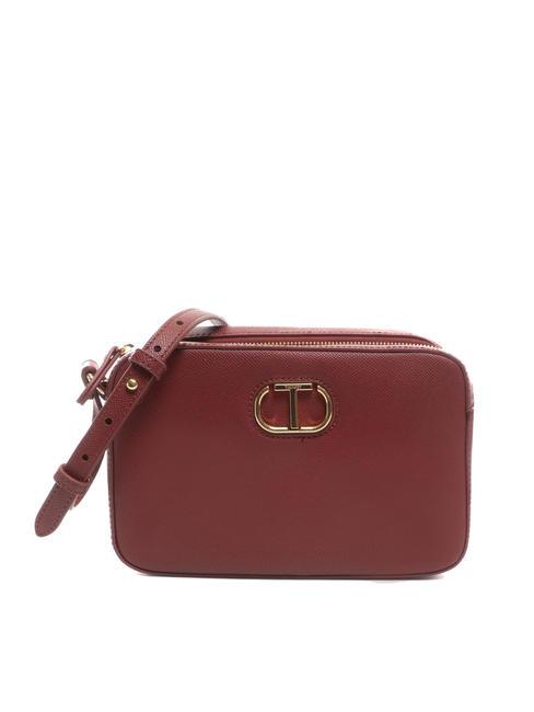 TWINSET OVAL T Etui na aparat na ramię malinowy blask - Torby damskie