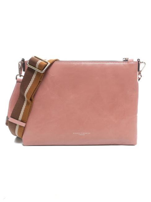 GIANNI CHIARINI CLUTCH Torba na ramię, skóra różany świt - Torby damskie