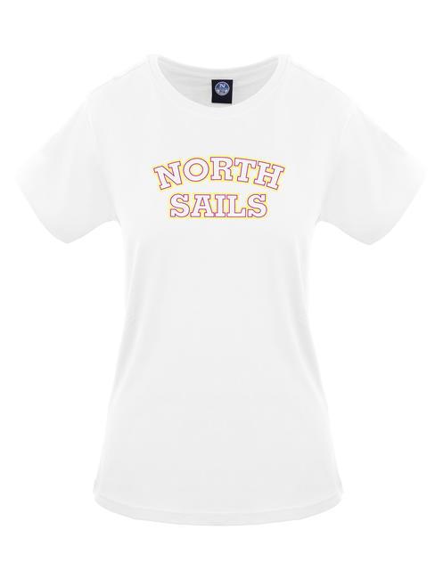 NORTH SAILS LOGO PRINT Koszulka bawełniana biały - Koszulki i topy damskie
