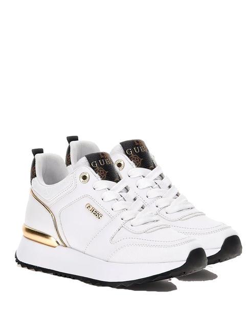 GUESS KADDY Trampki z detalami z logo biały - Buty damskie