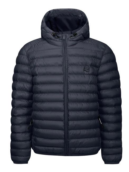 INVICTA BASIC Krótka kurtka z kapturem stal - Kurtki puchowe męskie