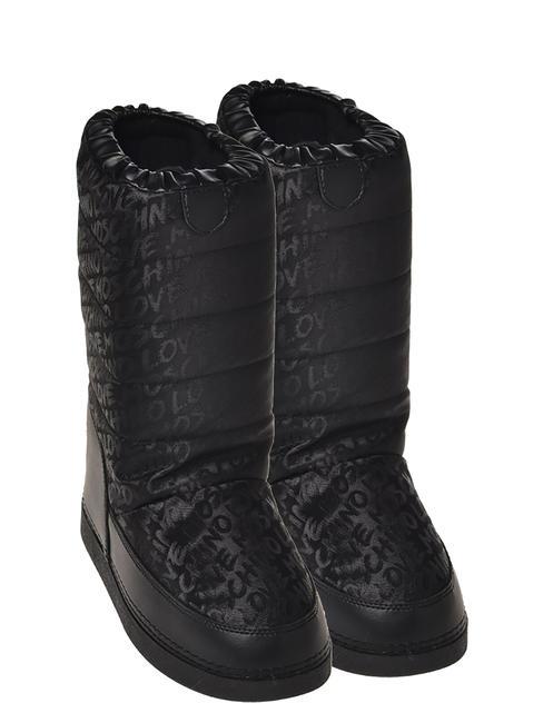 LOVE MOSCHINO JACQUARD LOVE Buty do après-ski Czarny - Buty damskie