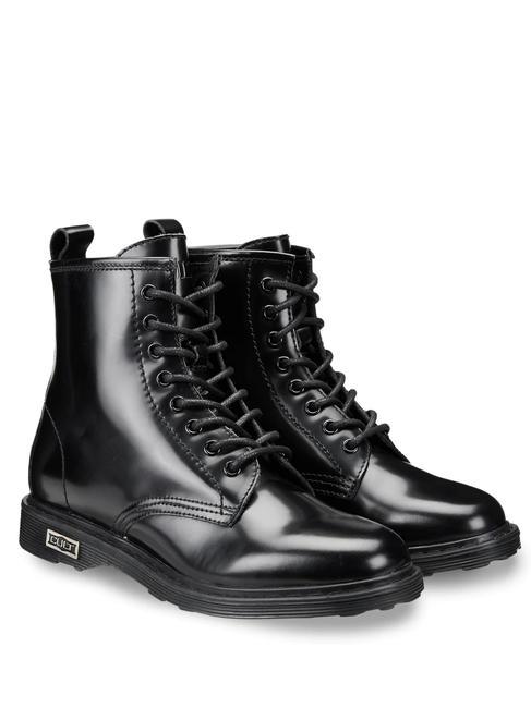 CULT SABBATH Skórzane płazy czarny - Buty damskie