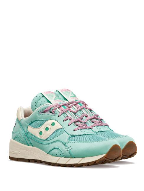 SAUCONY SHADOW 6000 Adidasy aqua/biały - Buty uniseks