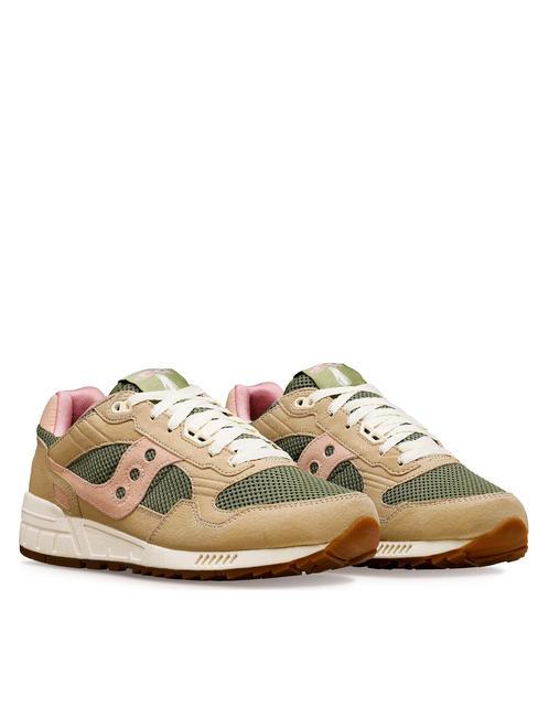 SAUCONY SHADOW 5000 Adidasy opalenizna/oliwka - Buty uniseks