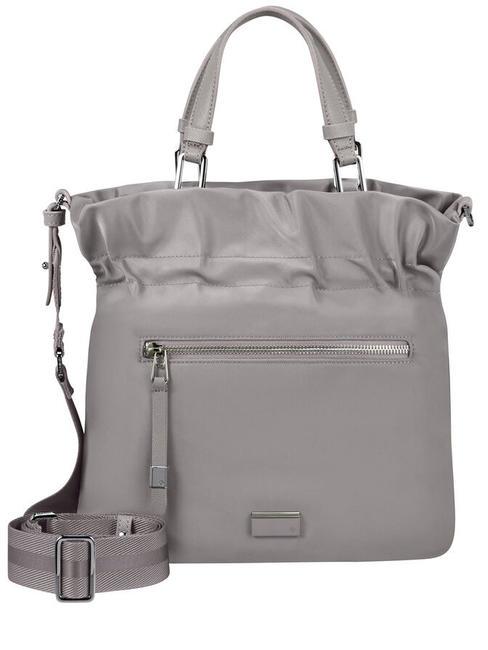 SAMSONITE BE-HER Wiadro ręczne z paskiem na ramię jasny szary - Torby damskie