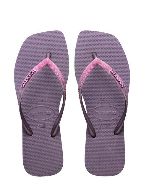 HAVAIANAS SQUARE GLITTER Klapki malwy - Buty damskie