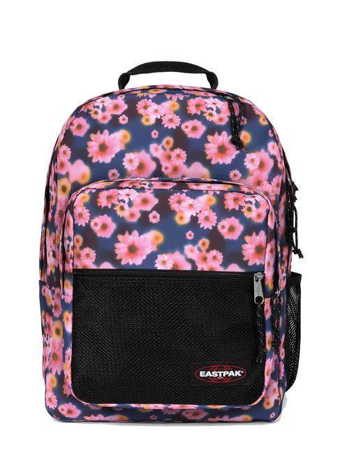 EASTPAK PINNACLE PINZIP Plecak z uchwytem na butelkę z wodą i uchwytem na laptopa 15" miękki granatowy - Plecaki szkolne i rekreacyjne