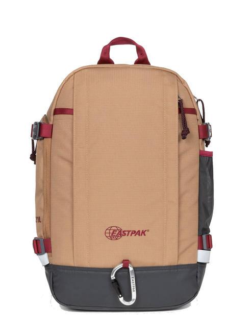 EASTPAK OUT SAFEPACK Plecak na laptopa 16" z brązu - Plecaki na laptopa do pracy