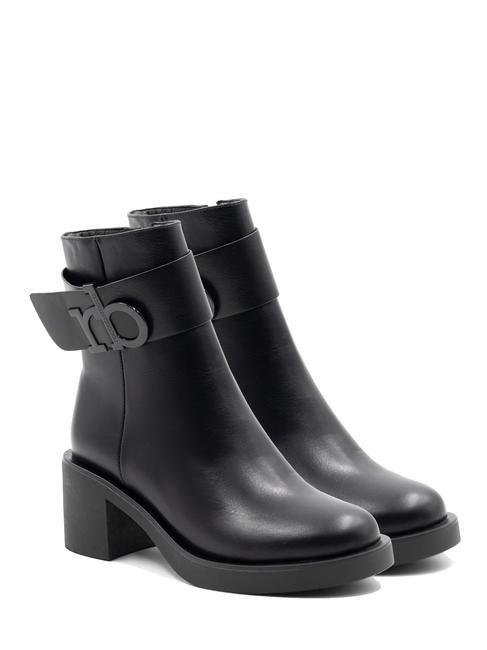 ROCCOBAROCCO RB LOGO Botki na obcasie czarny - Buty damskie