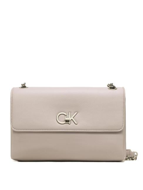 CALVIN KLEIN RE-LOCK EW Torba na ramię / torba crossbody irys - Torby damskie