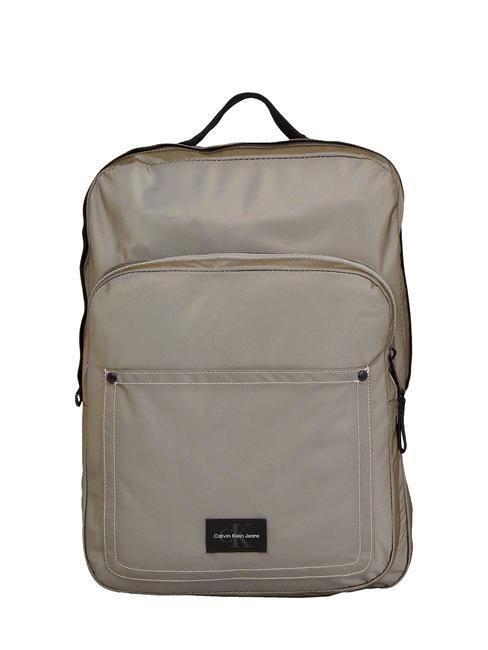 CALVIN KLEIN SPORT ESSENTIAL Nylonowy plecak na laptopa Szaro-atlantycki - Plecaki na laptopa do pracy