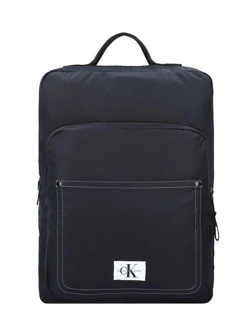 CALVIN KLEIN SPORT ESSENTIAL Nylonowy plecak na laptopa czarny - Plecaki na laptopa do pracy