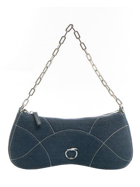 TRUSSARDI PALI QUILTED Pikowana torba na ramię niebieski - Torby damskie