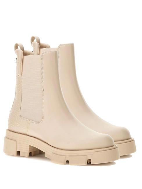 GUESS MADLA 3 Buty do kostki KREM - Buty damskie