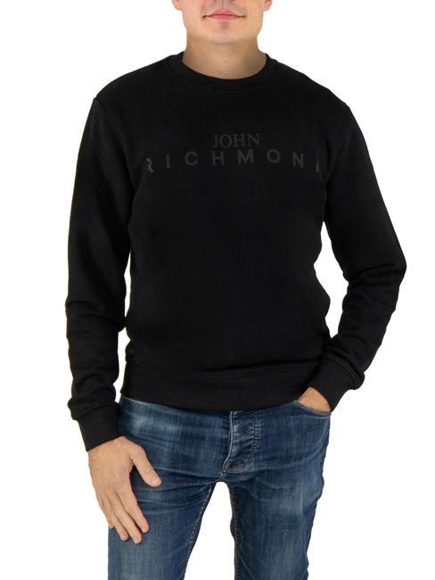 JOHN RICHMOND IMANOV Bluza z okrągłym dekoltem czarny - Bluzy męskie
