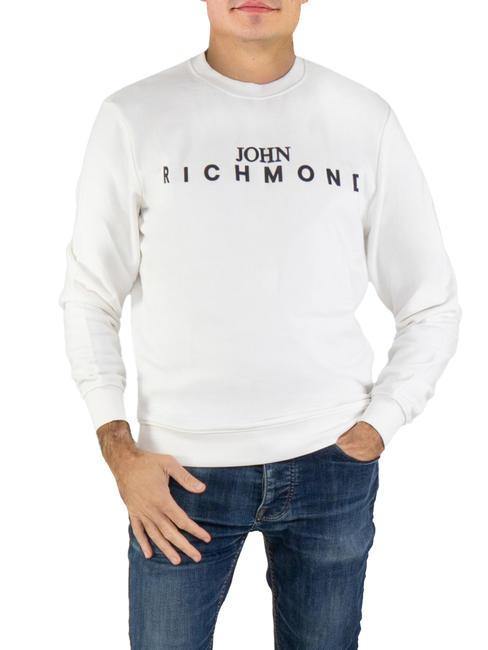 JOHN RICHMOND IMANOV Bluza z okrągłym dekoltem krem - Bluzy męskie