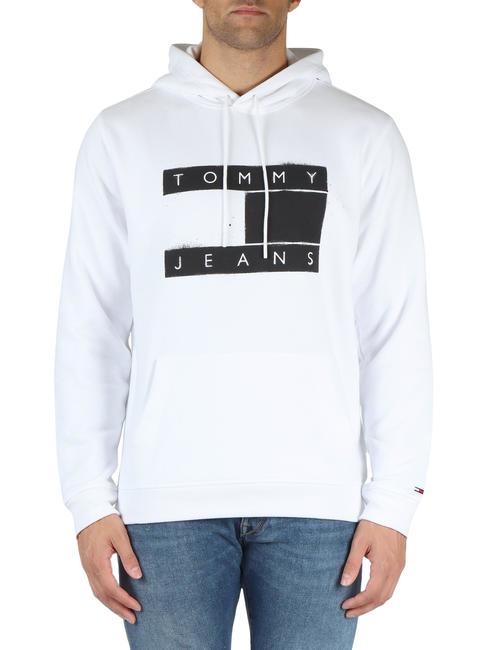TOMMY HILFIGER TOMMY JEANS  Bluza z kapturem biały - Bluzy męskie