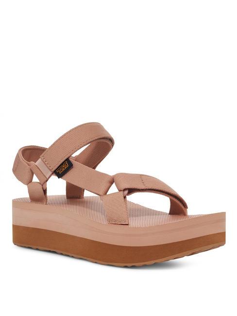 TEVA FLATFORM UNIVERSAL Sandał klonowy cukier/lew - Buty damskie