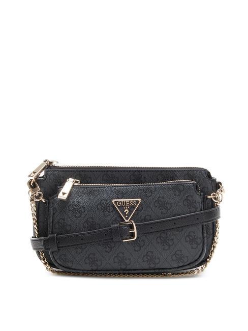 GUESS NOELLE Double Torba na ramię węgiel - Torby damskie